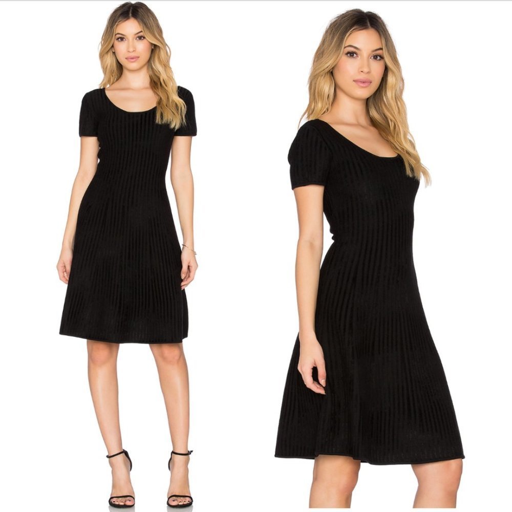 Theory Codris Velveen Black Dress